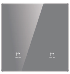 超薄亮面真玻璃 白灰系列